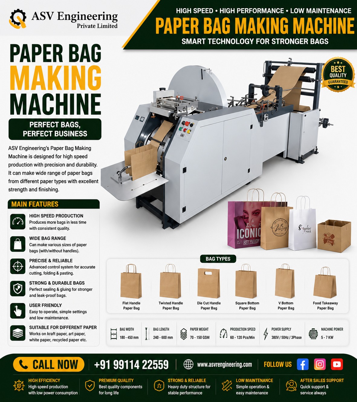 Paper Bag Making Machine